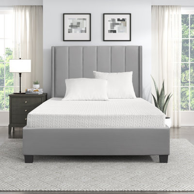 Mokszycki 8" Modern & Contemporary Gel-Infused Memory Foam Mattress with Tencel Mattress Cooling Gel-Infused Foam, Breathable Tencel Cover