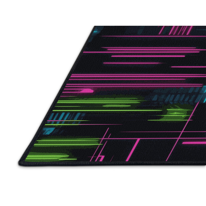 Laser Burst Rug, Rectangle 2' x 3'