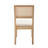  Upholstered Side Chair Modern Solid Wood Dining Chair with Rattan Back-117225025-117225027