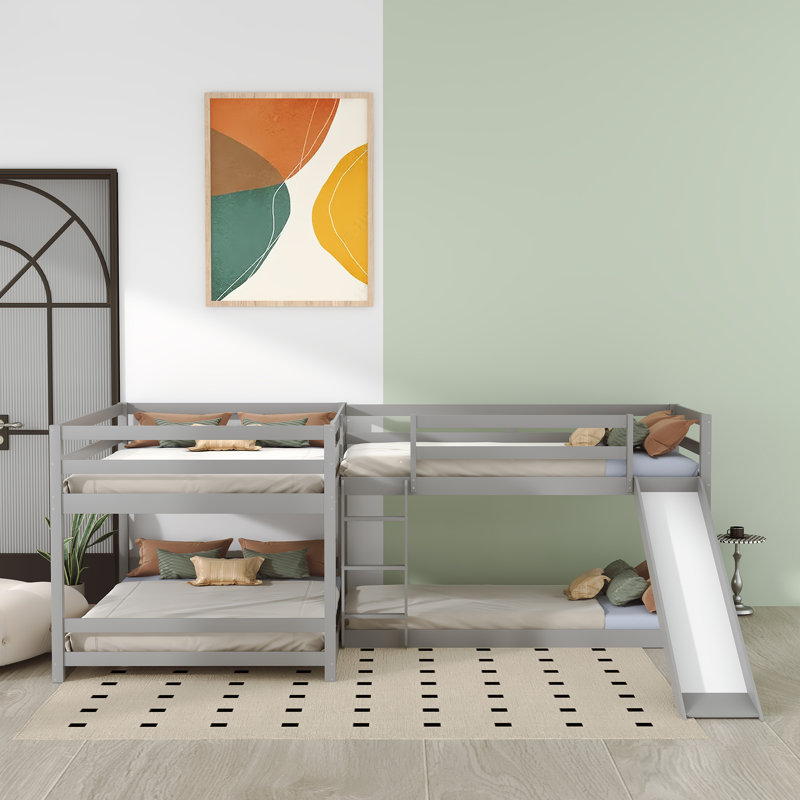 Lit superposé standard Guptill par Harriet Bee, Gris