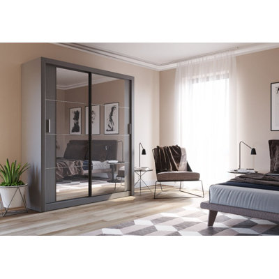 Nastasja 2 Door Manufactured Wood Wardrobe