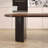 Retro solid wood dining table - safe and versatile-32923809