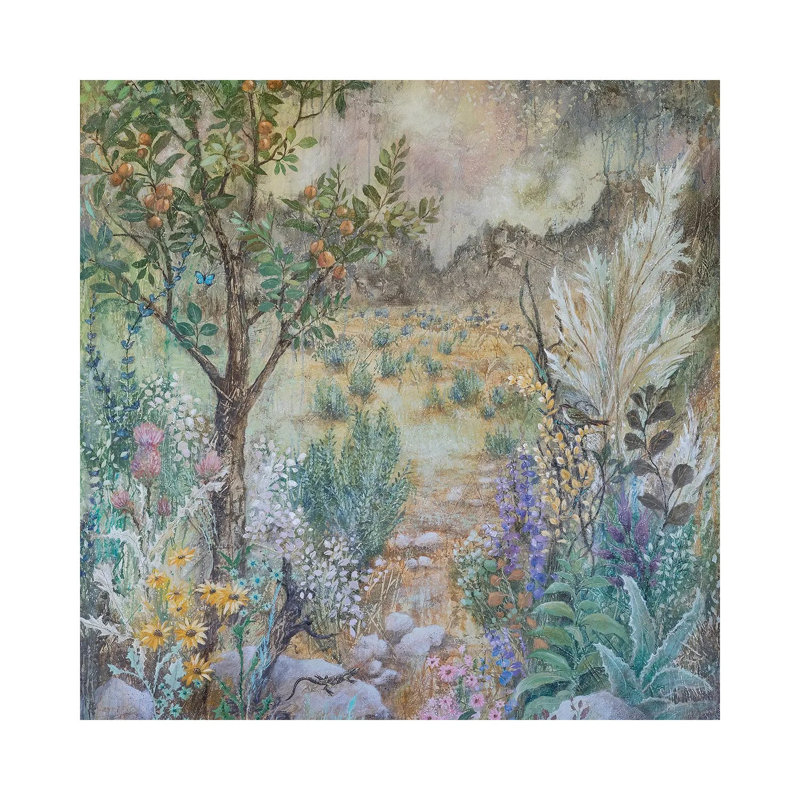 Desert's Edge by Lisa Marie Kindley - Wrapped Canvas Painting, 30.48 cm H x 30.48 cm W