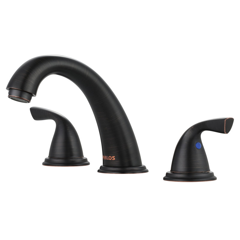Widespread 2-handle Bathroom Faucet, Oil Rubbed Bronze