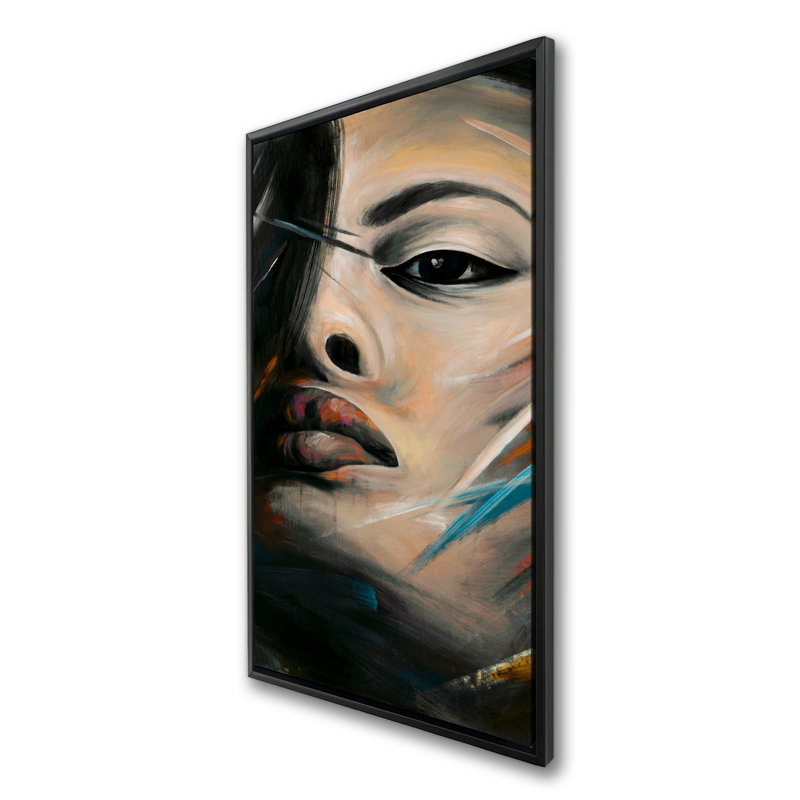 Portrait abstrait de femme abstraite
