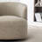 Tybias Faux Leather Swivel Barrel Chair-110828124