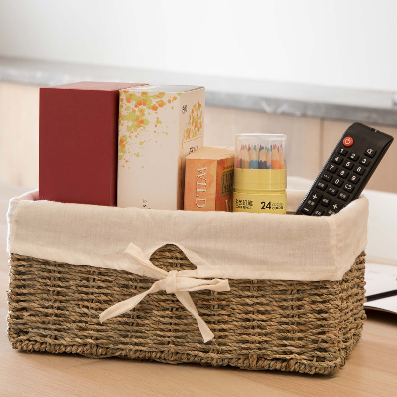 Panier en osier Seagrass