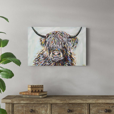 " Woolly Highland II " by Carolee Vitaletti Painting Print