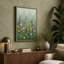 Wildflower Meadow Modern 1 Piece Wrapped Canvas Wall Art-649977319-649977313