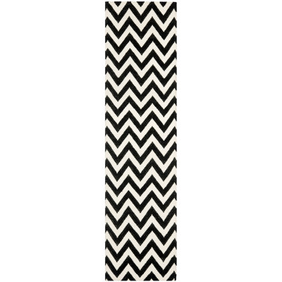 Besaw Chevron Wool Hand Woven Area Rug