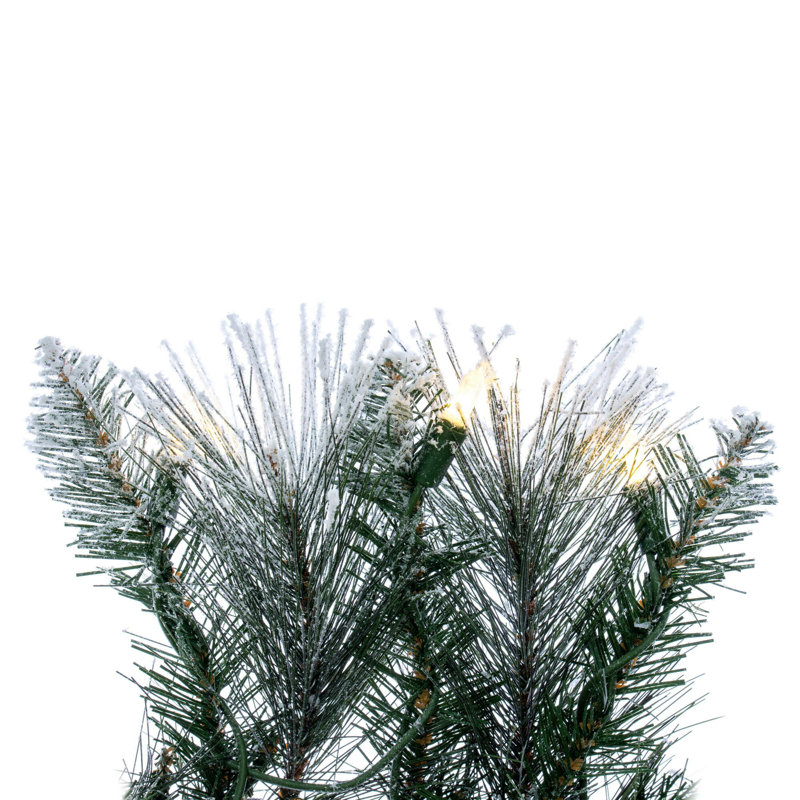 Faux Lighted Pine 30'' Wreath