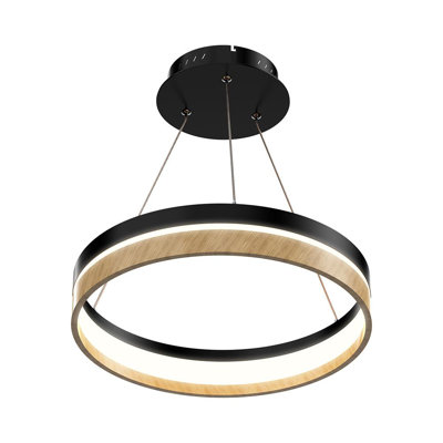 Luminaire suspendu cylindrique à 1 lumière DEL Adyline