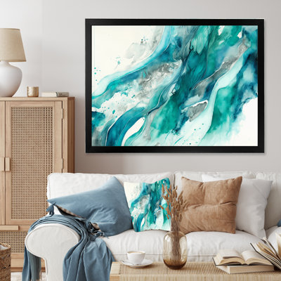 Turquoise Waves In Paradise I - Print