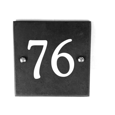McChord 15cm H Slate House Number