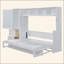 Lit escamotable Murphy avec placard et tiroirs-1110131402