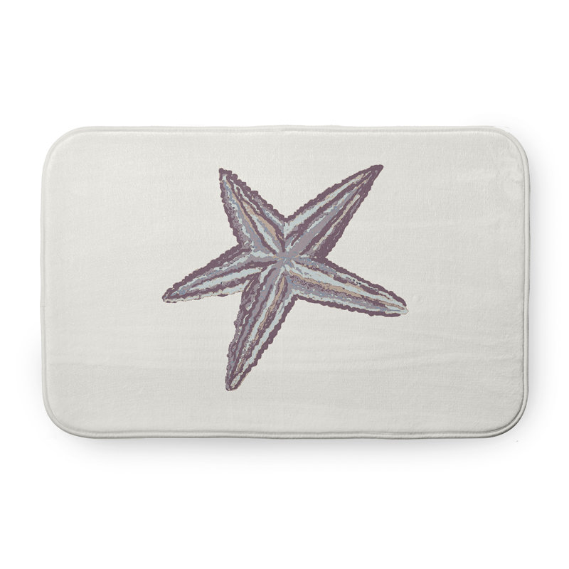 Tapis de bain Beach, L 21 po x L 34 po, Mauve
