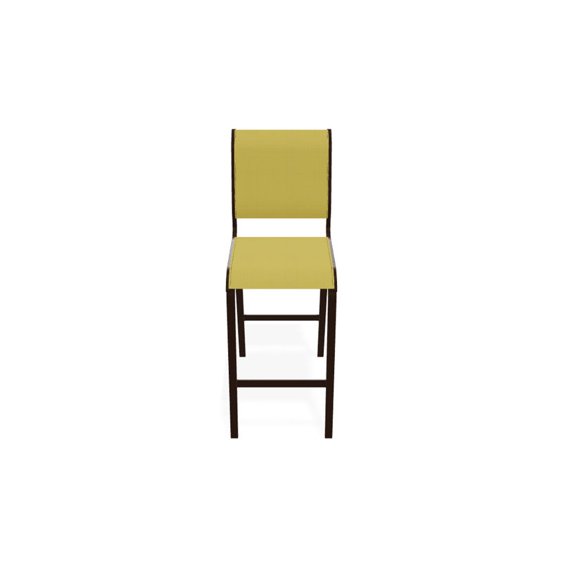 Tabouret de bar 29,5 po Holna, Kona texturé, Jaune 43D