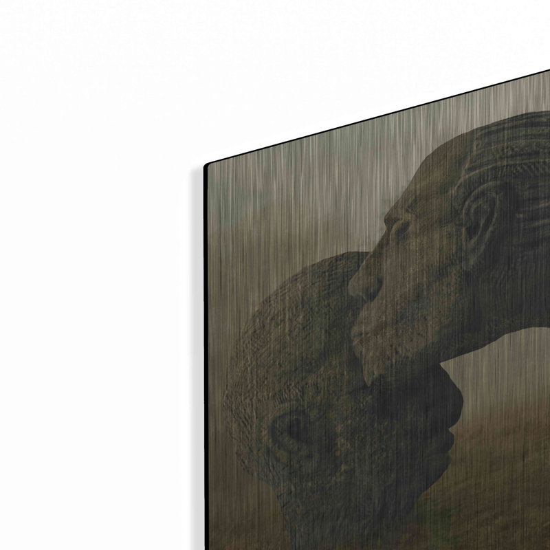 Trinx «Mother's Kiss» par Dariusz Klimczak, art mural en métal, H 12 po x l 12 po
