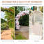 82 '' Garden Trellis Arch - Métal avec tubes robustes et construction décorative charmante pour les mariages