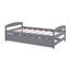 Lit plateforme simple avec lit gigogne Epine-396197221