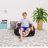 Bean Bag Chair for Kids, Teens, and Adults - Filled with Soft Beads, Includes Removable and Machine Washable Cover - Multiple Colors, Sizes and Fabrics including Soft Nylon & Canvas with Patterns-1783236388-1785356750