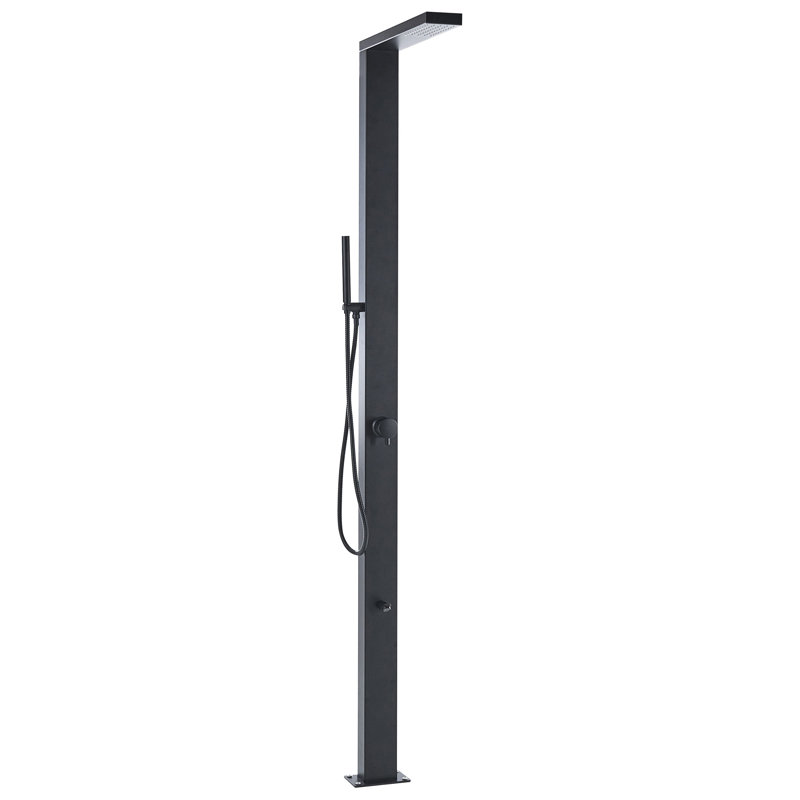 Freestanding Outdoor Shower PARRILLAR Black