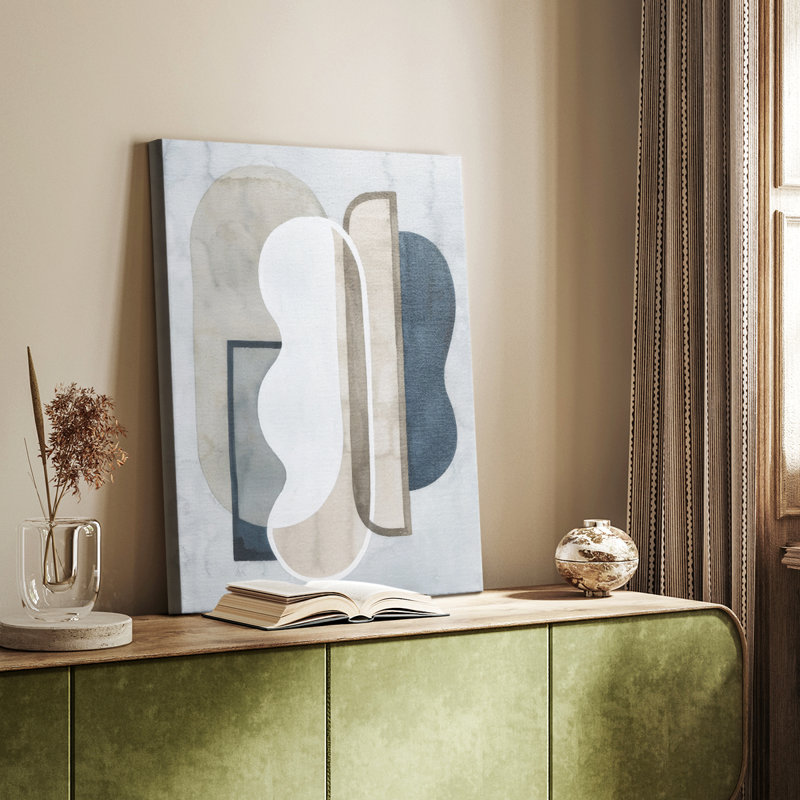 Shapes and Shadows II -Custom Wrapped Gallery Cavas