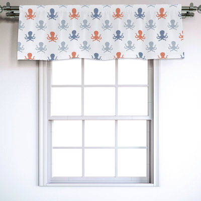 Sateen Ruffled Window Valance