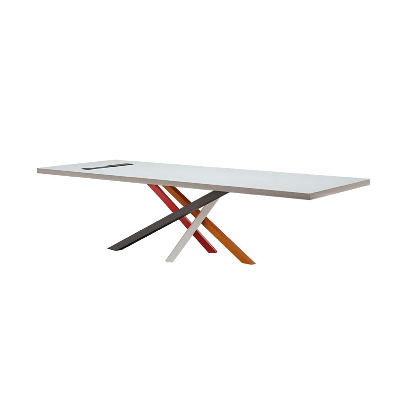 Table de conférence 94,49 po, H 29,53 po x l 94,49 po x P 31,5 po