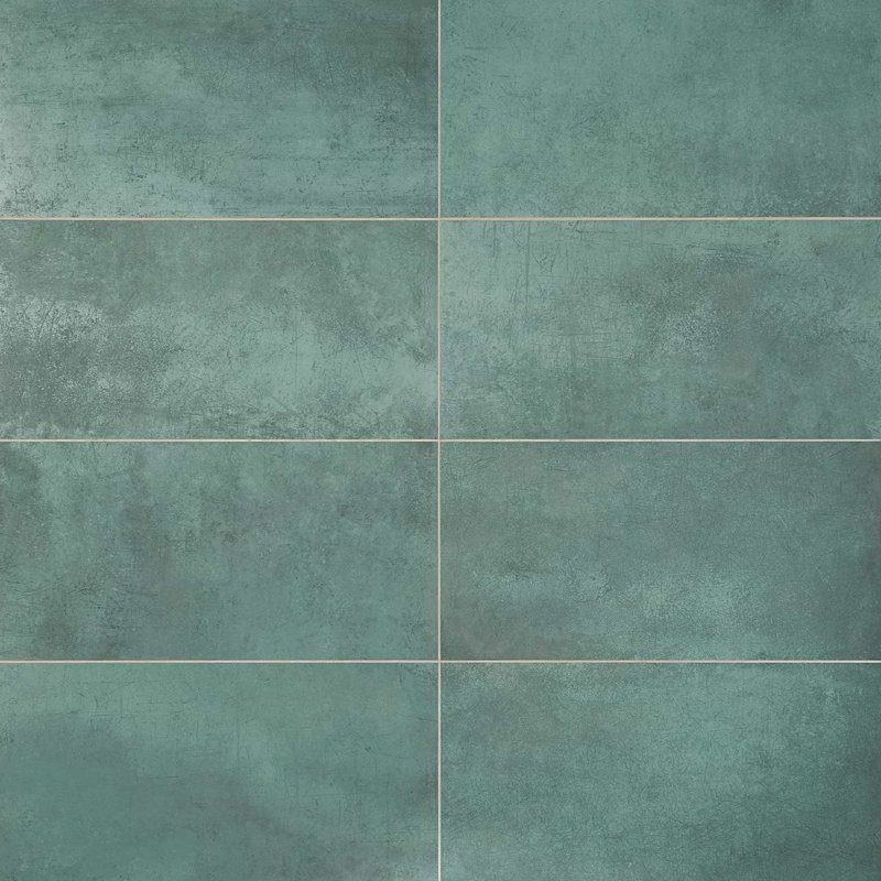 Bond 12x24 Matte Porcelain Tile, Viridum Green