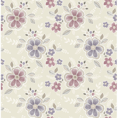 Rouleau de papier peint L 33 pi x l 20,5 po Pierce