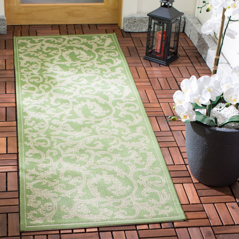 Herefordshire Performance Floral Indoor/Outdoor Area Rug, Runner 2'3" x 6'7"