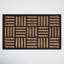 Haberman Non-Slip Striped Outdoor Doormat