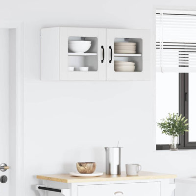 Vidaxl Kitchen Wall Cabinet 2 Pcs Concrete Grey 40 X 31 X 40 Cm