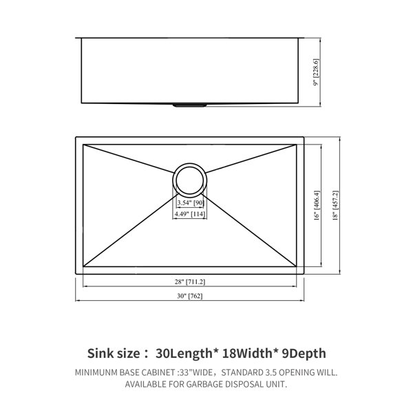 Dimensions du produit