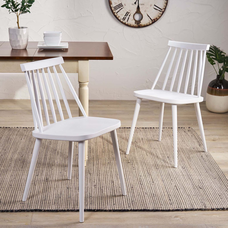 Chaises de salle à manger Farmhouse, Blanc