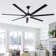 7 - Blade Modern Industrial Extra Large Ceiling Fan with Dimmable 3CCT LED Lights and Remote Control