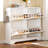 Mid-Century Narrow Design Tipping Bucket Shoe Cabinet With 4 Flip Drawers-879740571