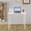 Bureau d'ordinateur 31,5 "en acrylique transparent pour petits espaces