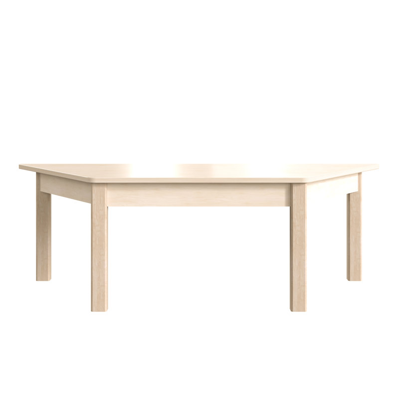 Table d'activité en bois de classe commerciale Bright Beginnings, H 14,5 po x L 47 po x l 20,75 po