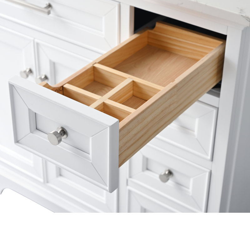 Luken 36" Single Vanity - White