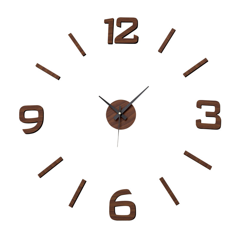 Solemi Wall Clock, Brown