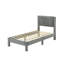 1pc contemporain tête de lit rembourrée en peluche avec structure à profil bas et pieds discrets pour enfants-114018797-114018796