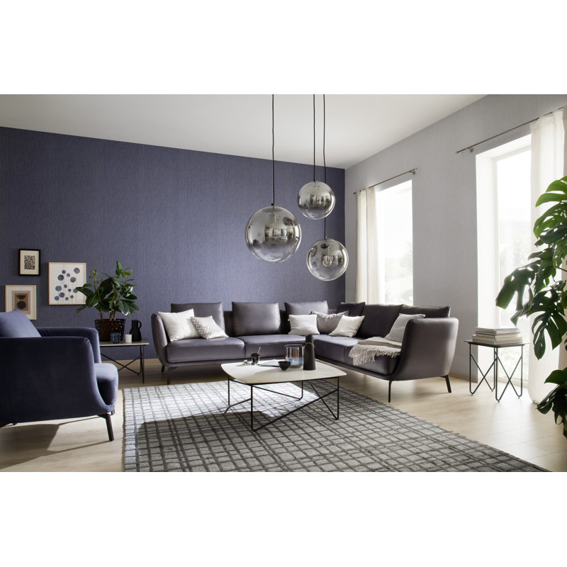 1 - Light Black Matt Sphere Pendant, 250cm H x 30cm W x 30cm D