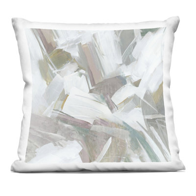 Soft Muted Harmony Decorative Printed Throw Pillow design by Hannah Dawson