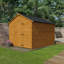 Tiger Shiplap Apex Wooden Shed-122442386