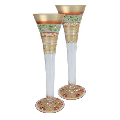 Mosaic Garland Champagne Flute