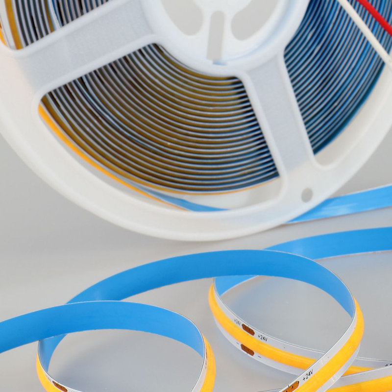 Ener-J 24V COB LED Strip Light 480 LEDs Per Metre 10W Per Metre 1020lm Per Metre IP65 30 Metre Roll, 6000K