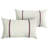 Furston Striped Outdoor Reversible Throw Pillow-27202376-36841967