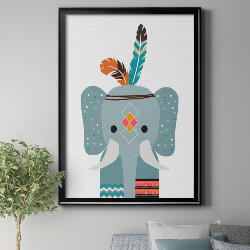 Santino, art encadré, H 22,5 po x l 30,5 po x P 1,5 po, Noir